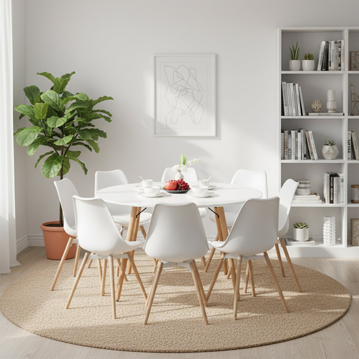 Interrupt Round Table 120cm -White