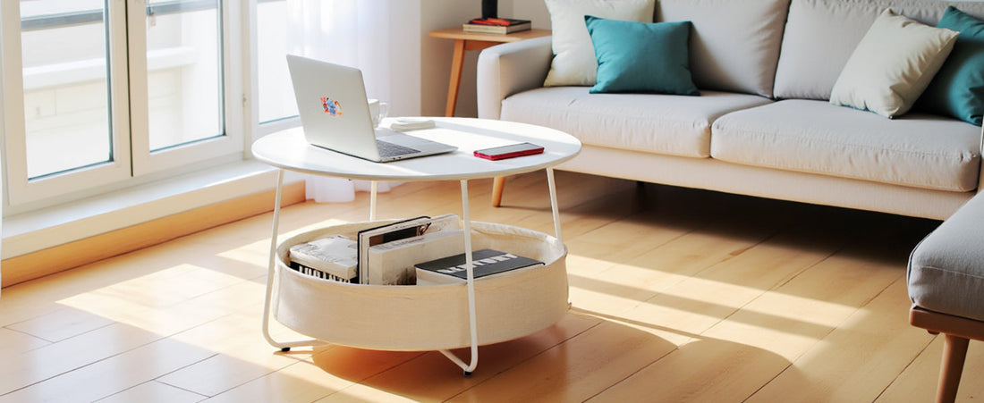 Reconsidering the 'Center' of the Living Room is coffee table