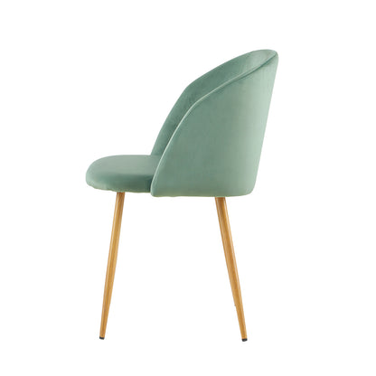 ALOE Velvet Upholstered Arm Chair