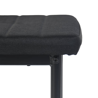 ANN Linen Upholstered Side Chairs (Set of 4) - Black