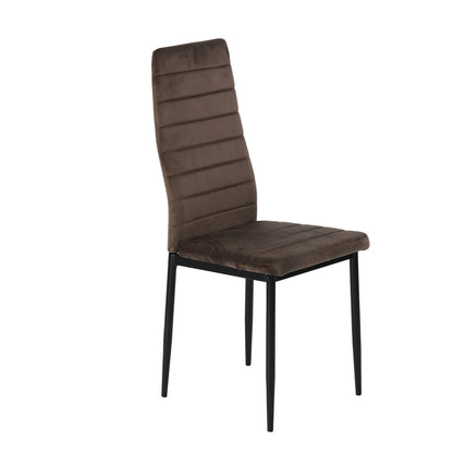 ANN Velvet Upholstered Side Chairs (Set of 4)