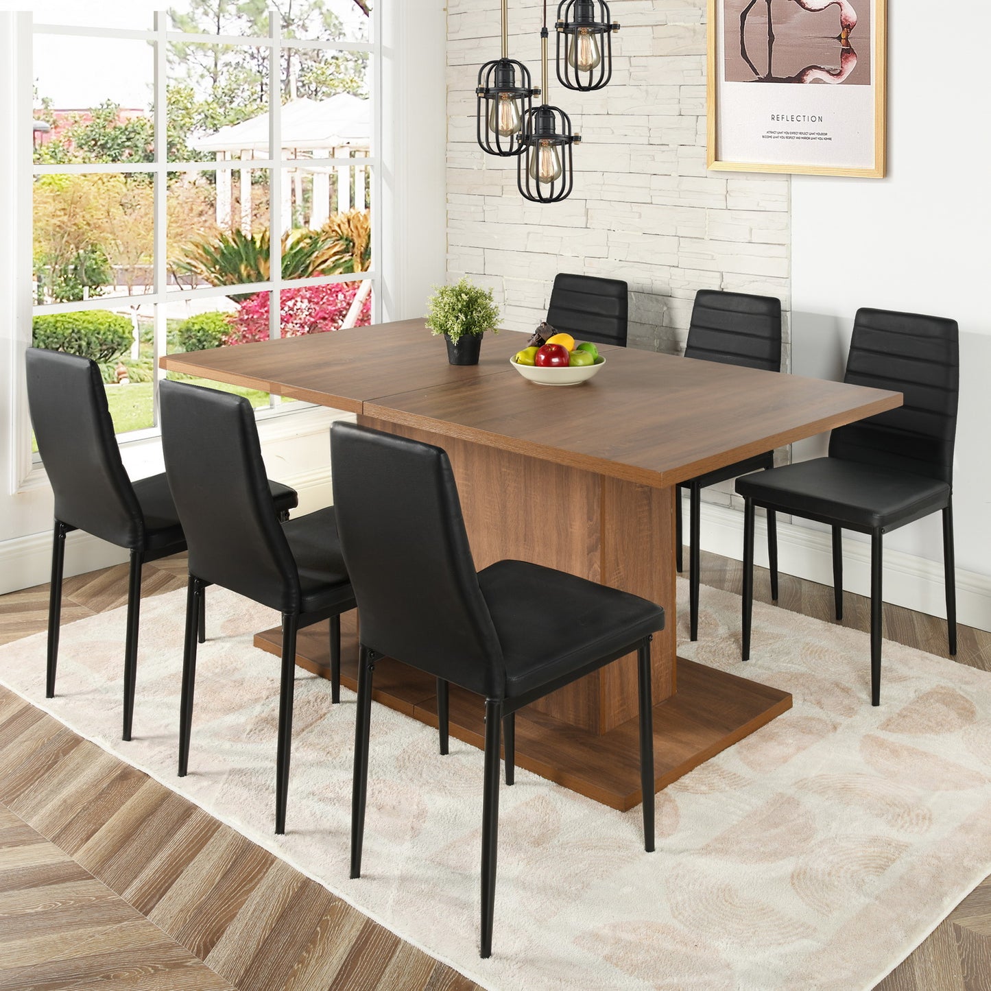 Modern Upholstered Dining Chairs Small (Set of 4) - ANN