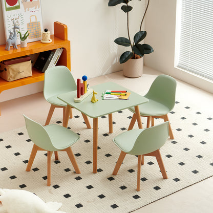 AUBURN Kid's Tables and Chairs Are Suitable for Children Aged 3-5 Years Old - Ice Cream Green