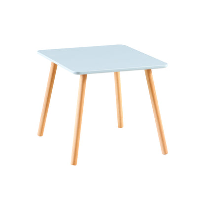 AUBURN Kid's Tables and Chairs Are Suitable for Children Aged 3-5 Years Old - Light Blue