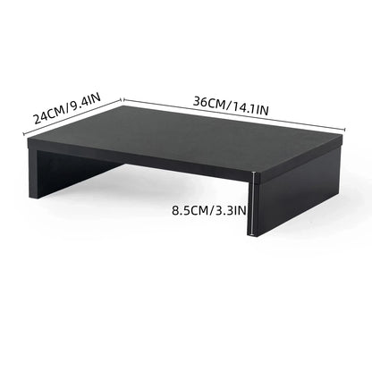 Desk Monitor Stand Length 36cm/40cm - Black/White-BROOKE