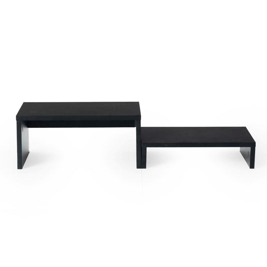 Desk Monitor Stand Length 36cm/40cm - Black/White-BROOKE