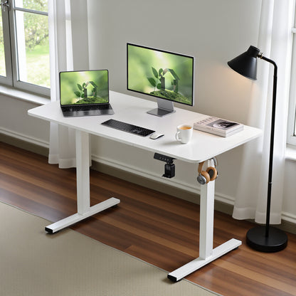Sit Stand Up Desk Top Frame -White CARLOS