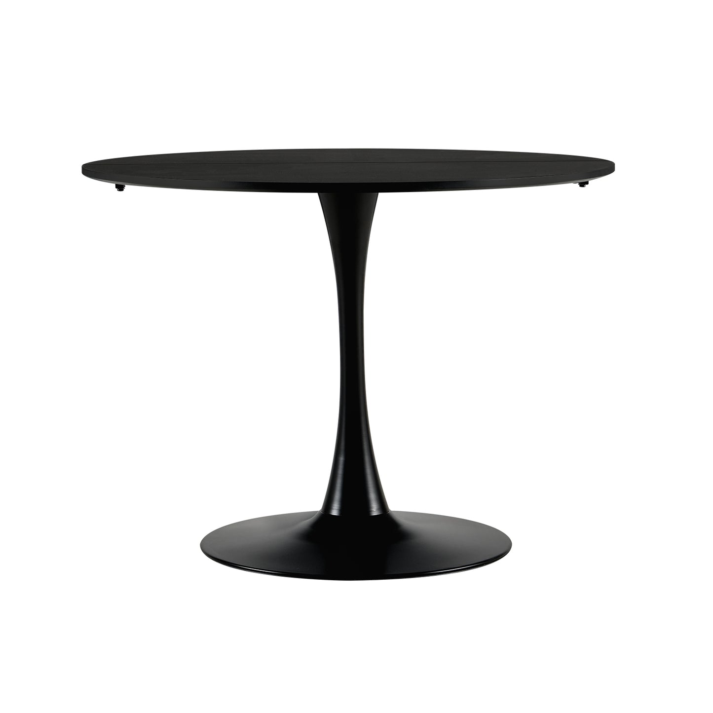 TULIP Trestle Dining Table 100cm - White/Black