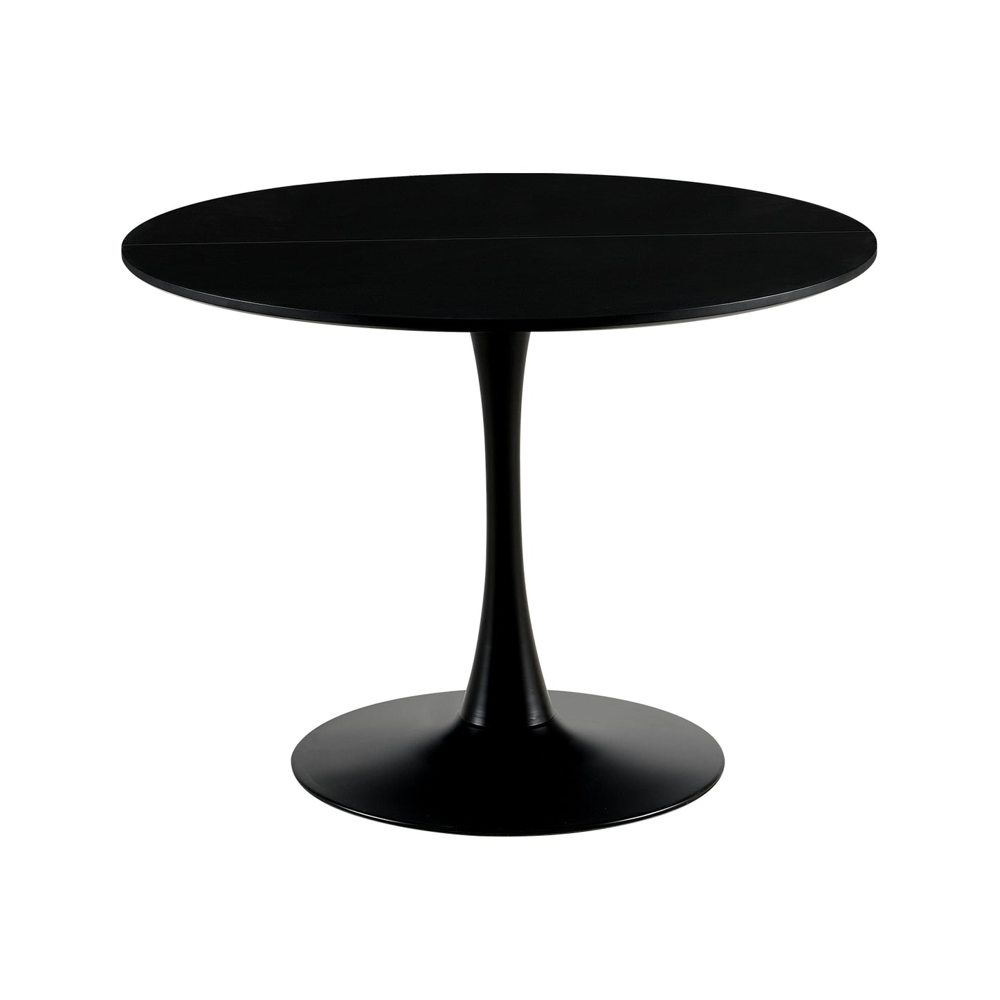 TULIP Trestle Dining Table 100cm - White/Black