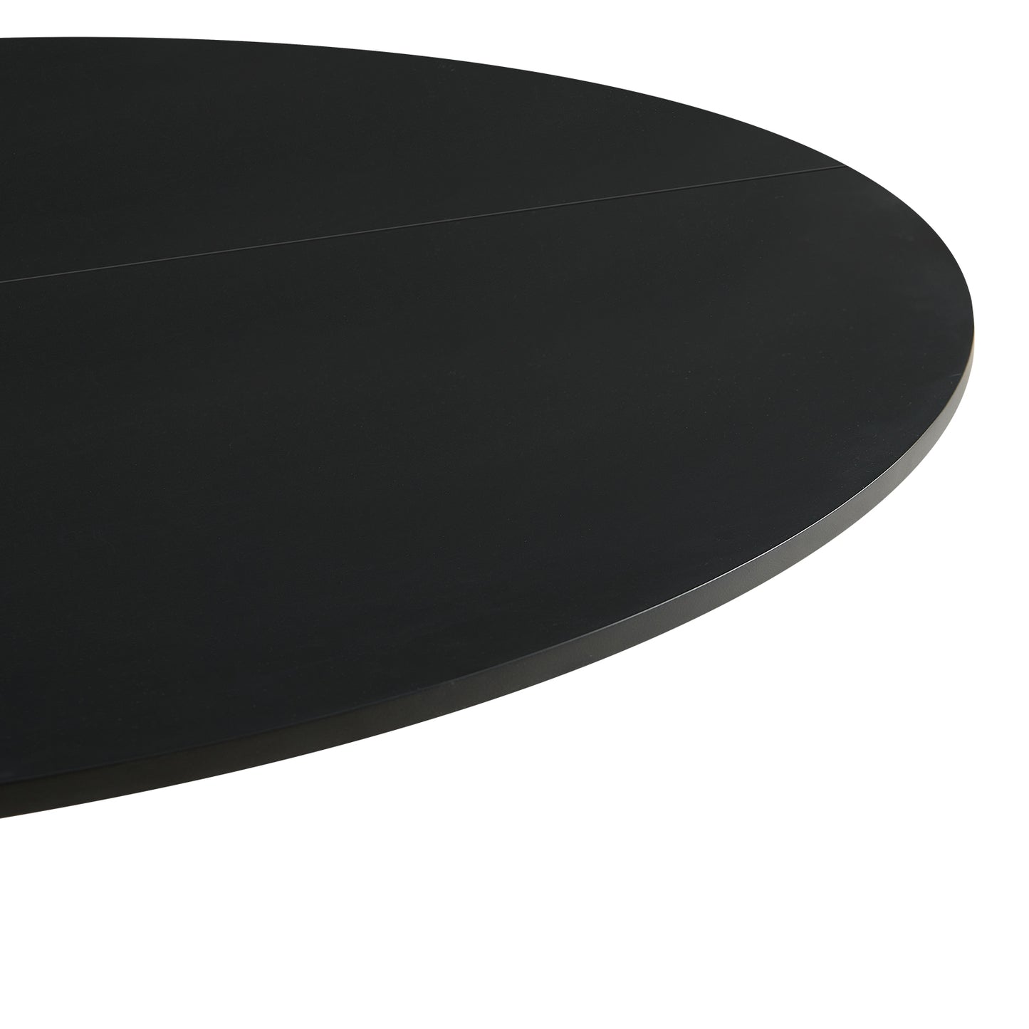 TULIP Trestle Dining Table 100cm - White/Black