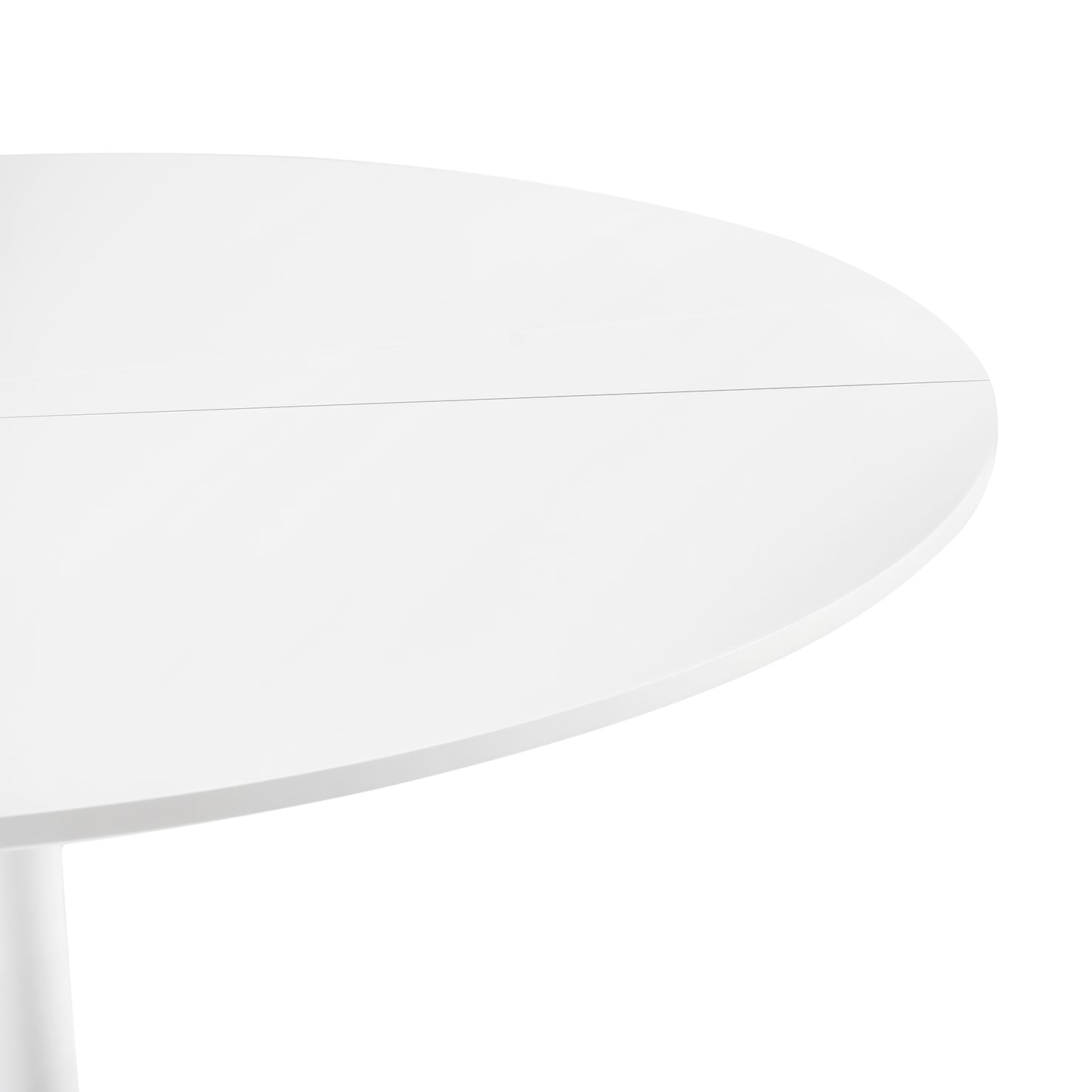 TULIP Trestle Dining Table 100cm - White