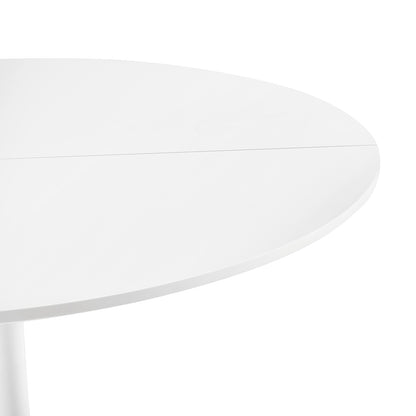 TULIP Trestle Dining Table 100cm - White