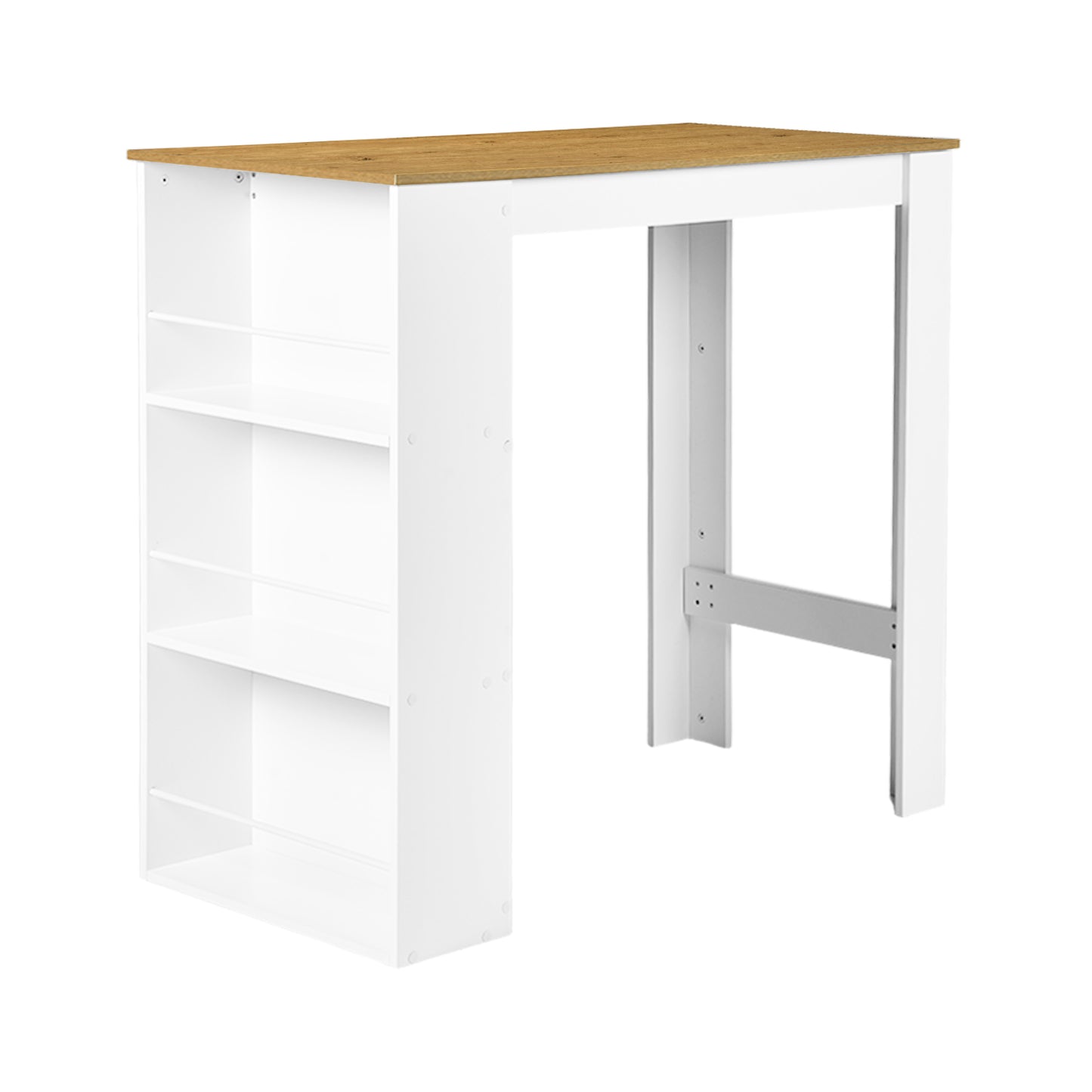 Kitchen and bar table with 3 shelves – High table