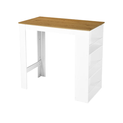Kitchen and bar table with 3 shelves – High table