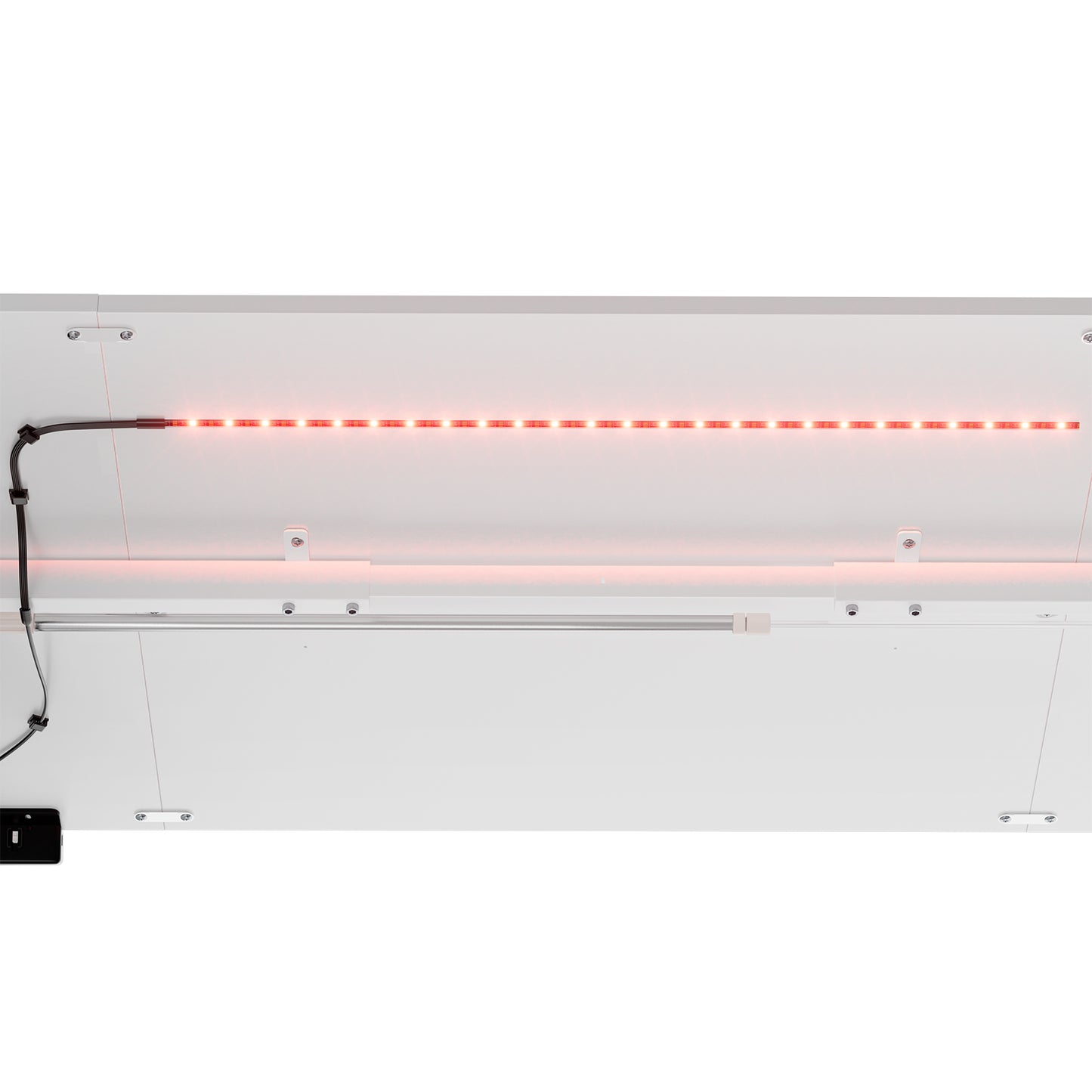 Electric Height Adjustable Desk 160 X 75 CM, White-DUMONT