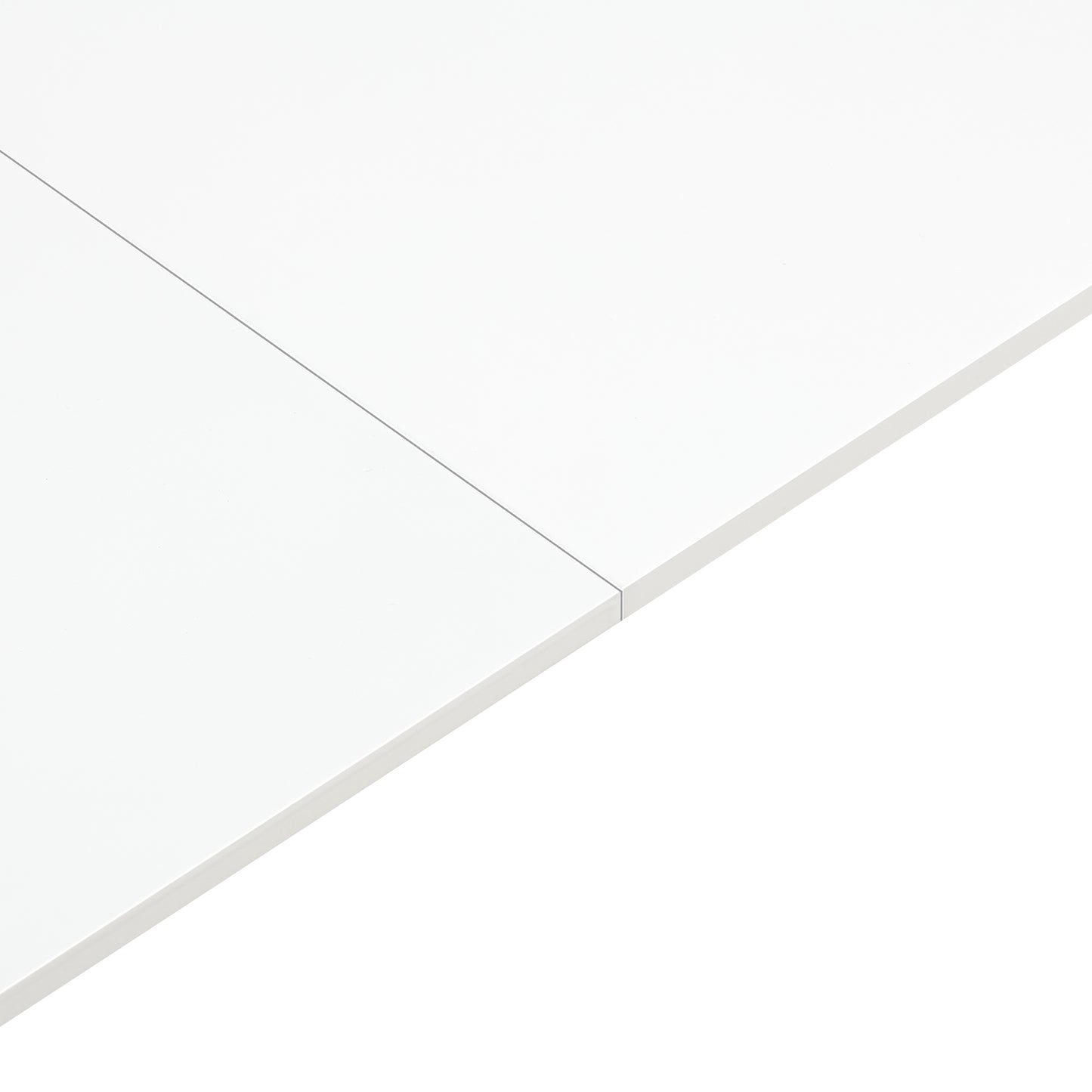 DUVALL Extendable Dining Table Rectangular White 120-160 cm