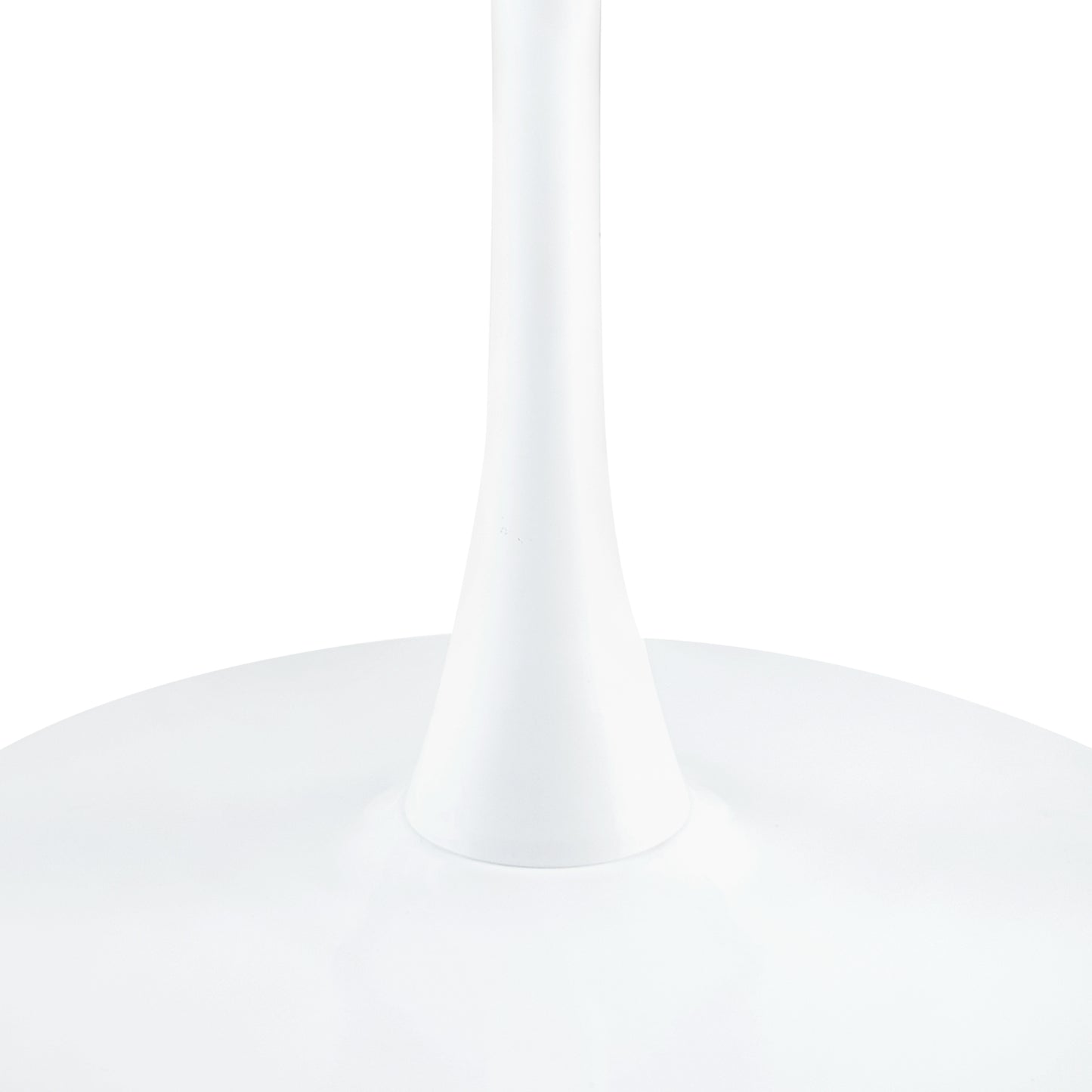 120cm Round Table with Iron Legs（4 sectors）-White
