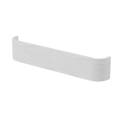 Modern Wall Mounted Coat Rack with Hidden Wall Hooks-White