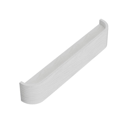 Modern Wall Mounted Coat Rack with Hidden Wall Hooks-White