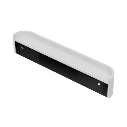 Modern Wall Mounted Coat Rack with Hidden Wall Hooks-White