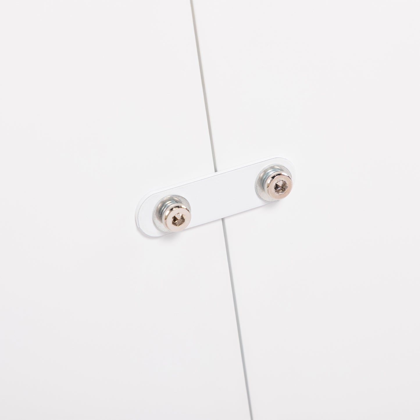 2-Layer Round Coffee Table White-FULLER