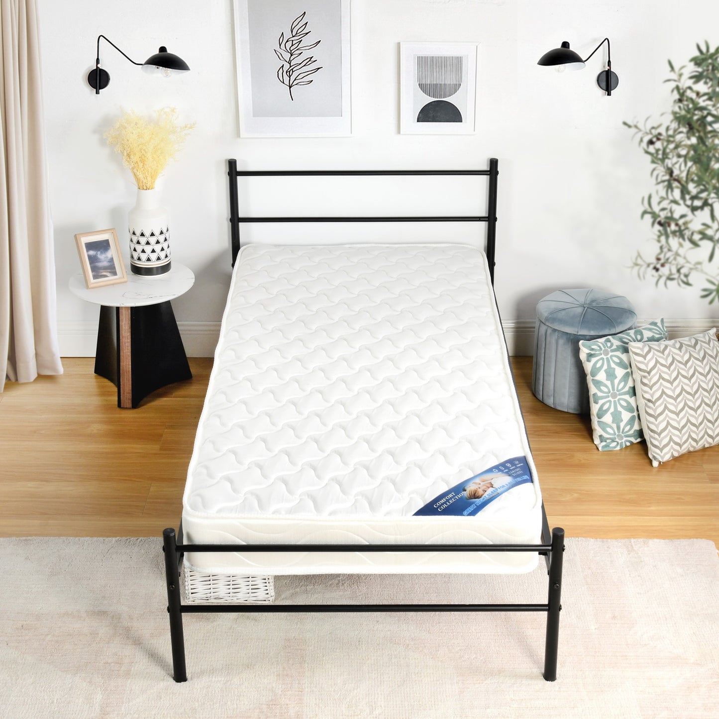 GALLE White mattress 90×200cm