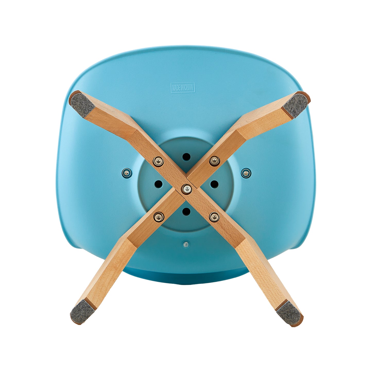 GRAND Children's Dining Chair Beech Legs Set of 2 - Blue