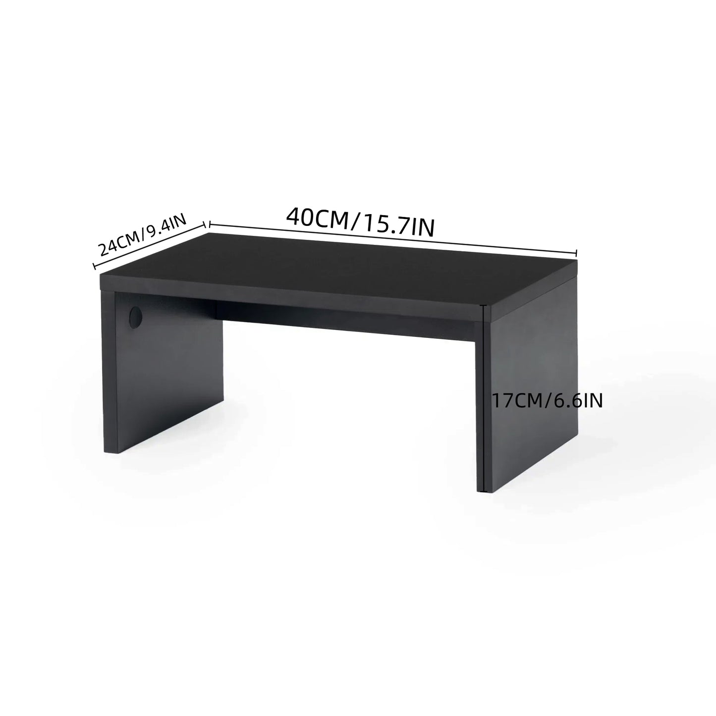 Desk Monitor Stand Length 36cm/40cm - Black/White-BROOKE