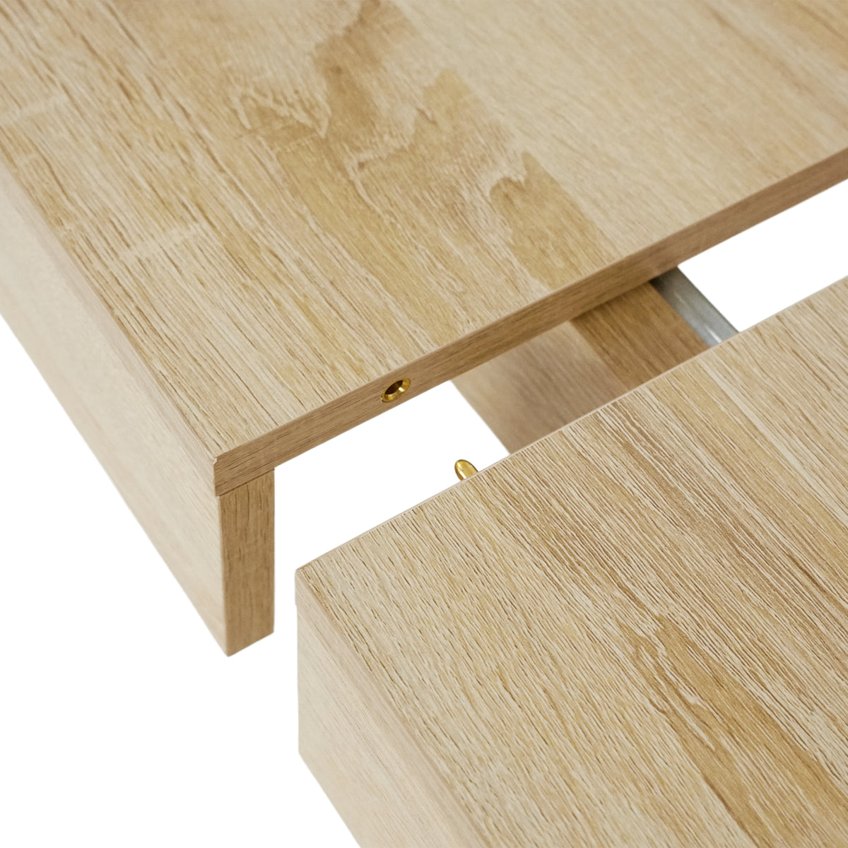 Extendable Rectangular Dining Table, 160-200cm Long - Wood and White