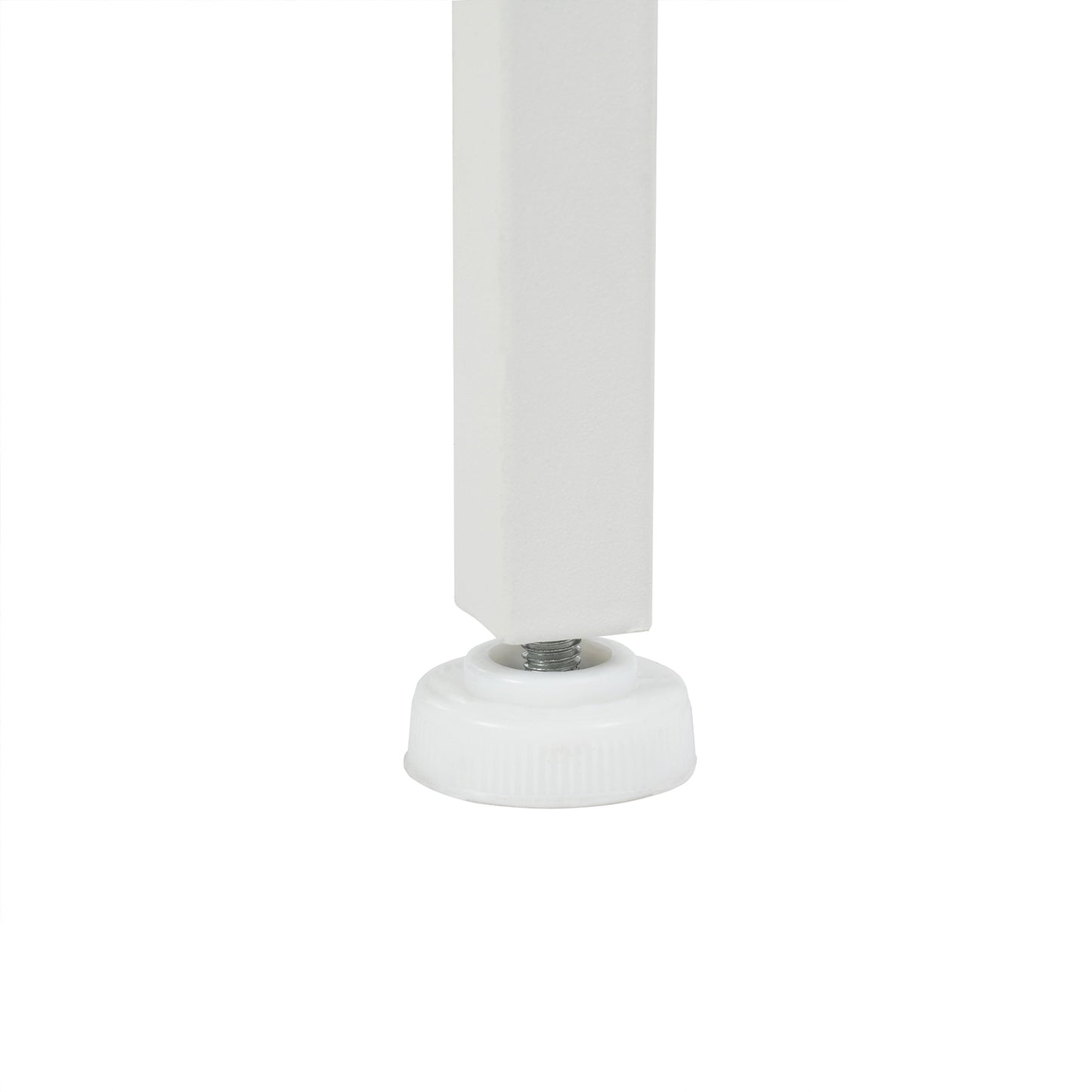 Tavolino laterale piccolo 40cm con gambe in ferro-Bianco-HINES