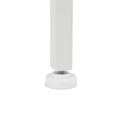 Tavolino laterale piccolo 40cm con gambe in ferro-Bianco-HINES