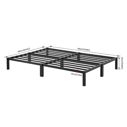 LENA Double Metal Bed Frame-Black