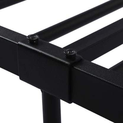 LOCARNO Metal Bed 90x190 cm Set of 2 - Black