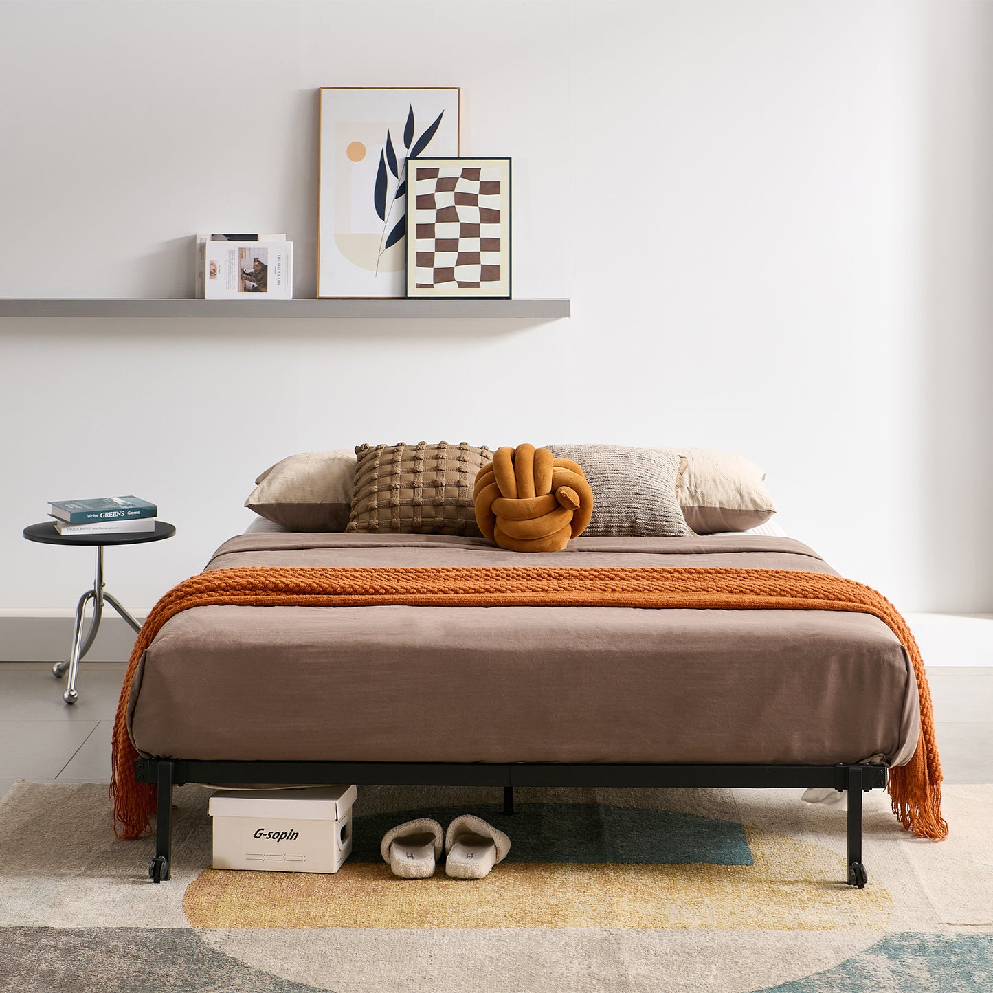 LOWELL Double Folding Bed Frame