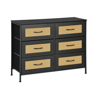 Storage Cabinet 97cm with Iron Legs-Black-LOYD