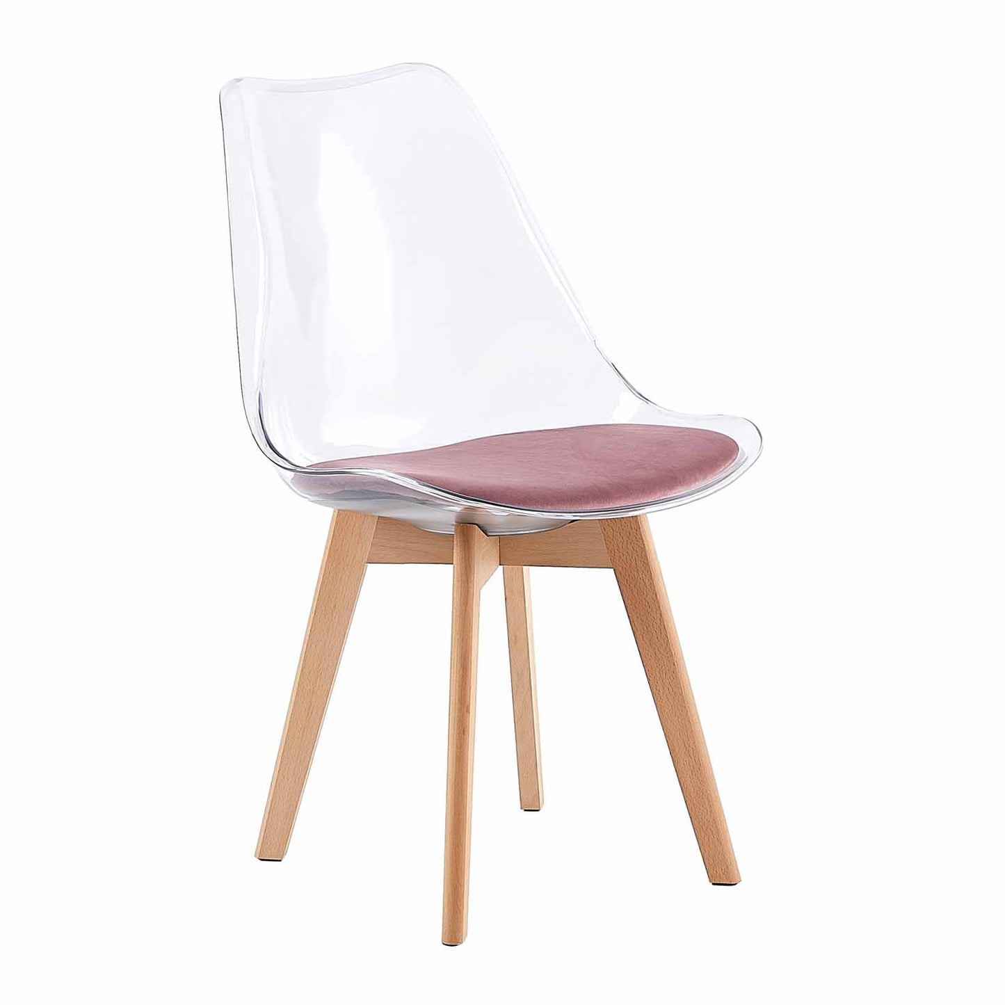 LUCCA Velvet Cushion Side Chair (Set of 2)