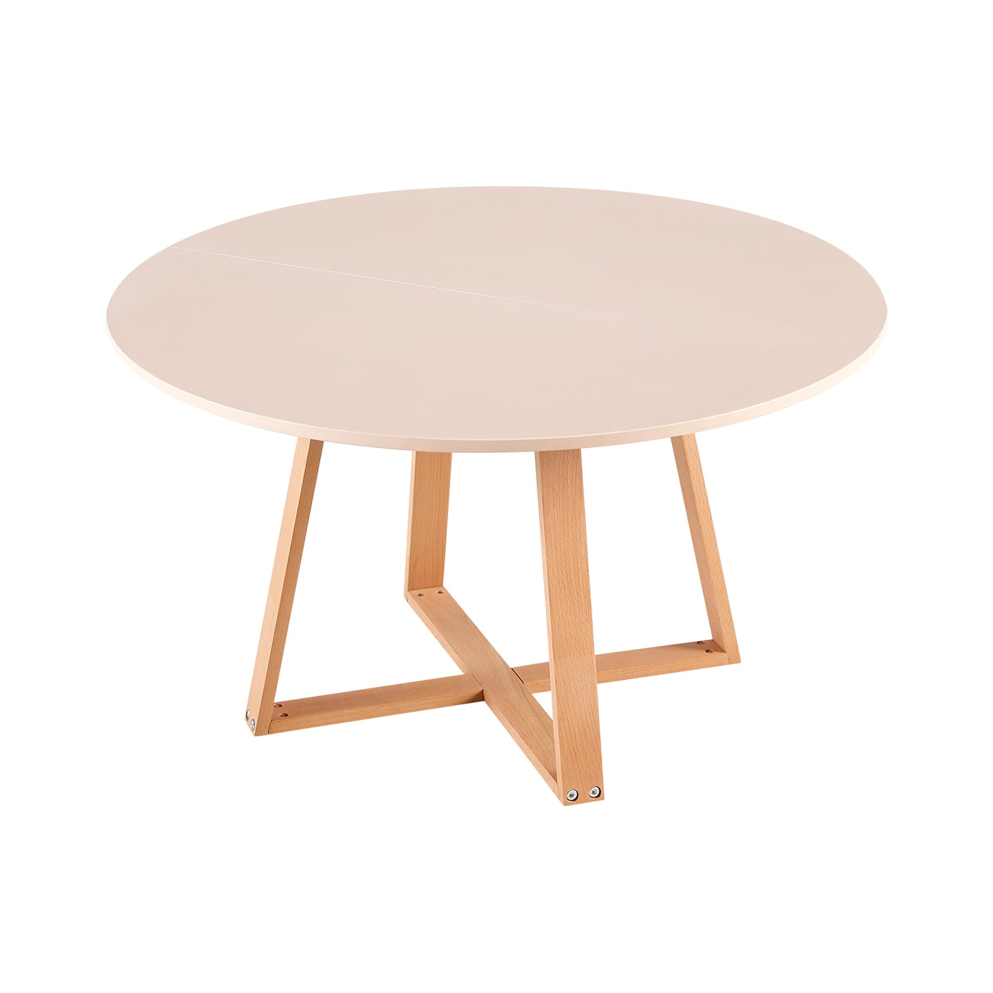 MANSON 80cm Coffee Tables With Beech Legs - Light Blue/Mint Green/Pink