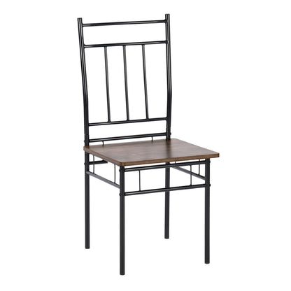 MARA Retro Dining Chairs (Set of 8) - Wood/Light Oak Grain