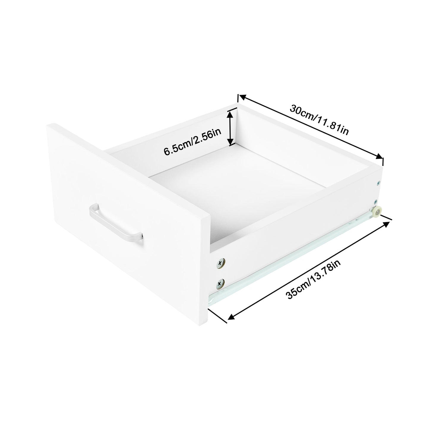 White Wooden 3 Drawer Lateral File Cabinet Lockable with Open Storage Shelves