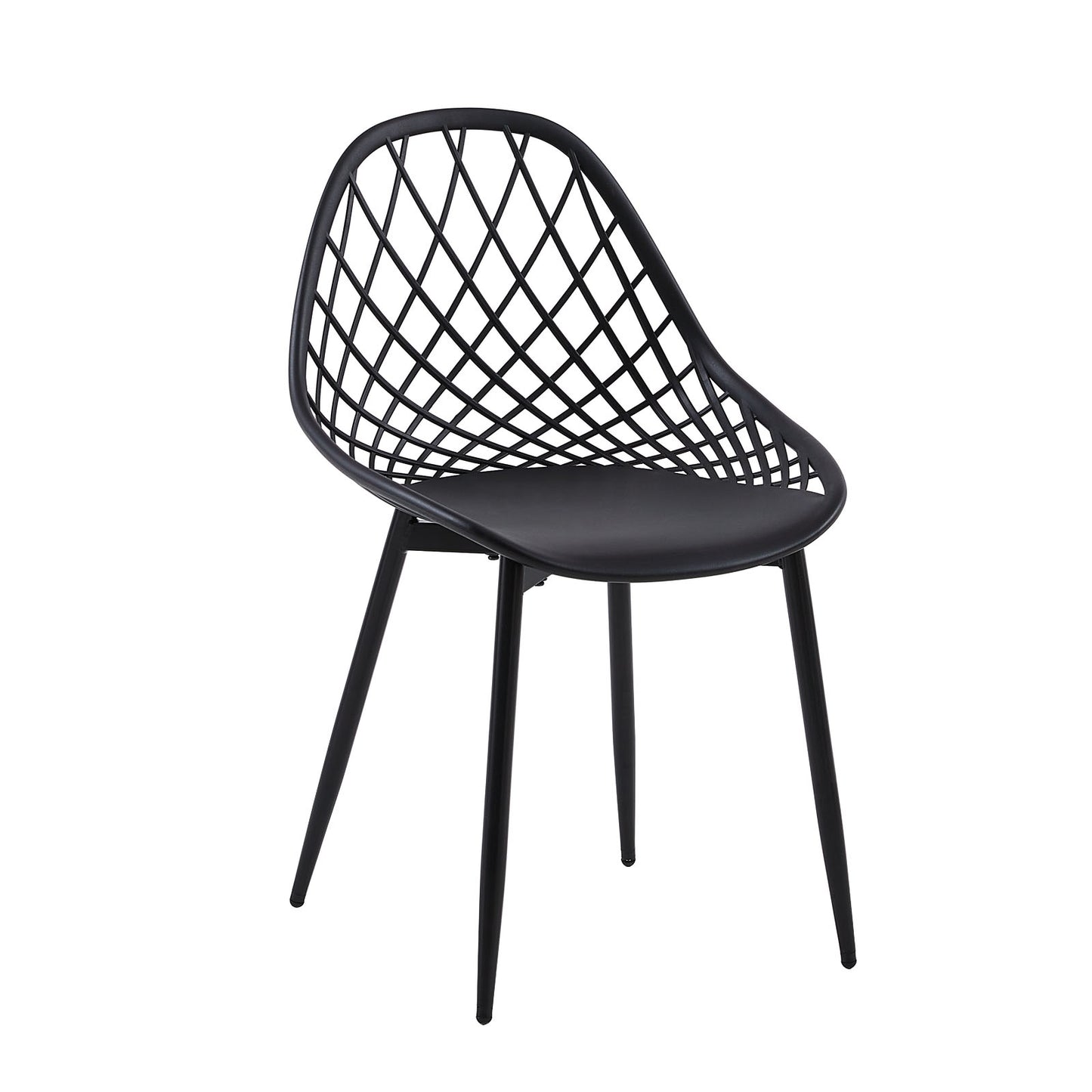 MILAN  Metal Side Chair (Set of 2)