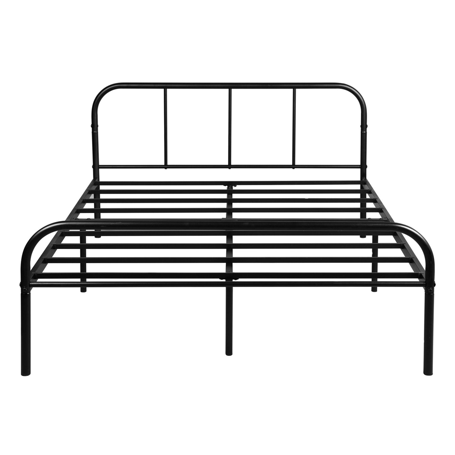 MILO Single/Double Metal Bed Frame-Black/White