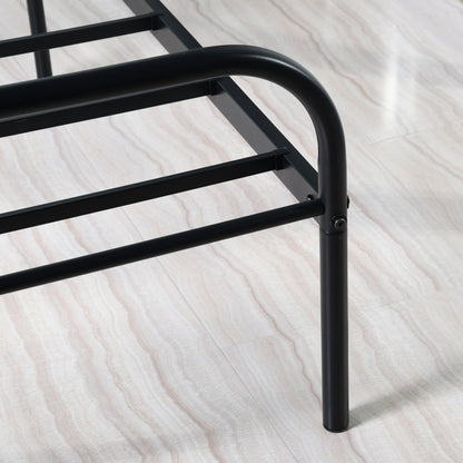 MILO Single/Double Metal Bed Frame-Black/White