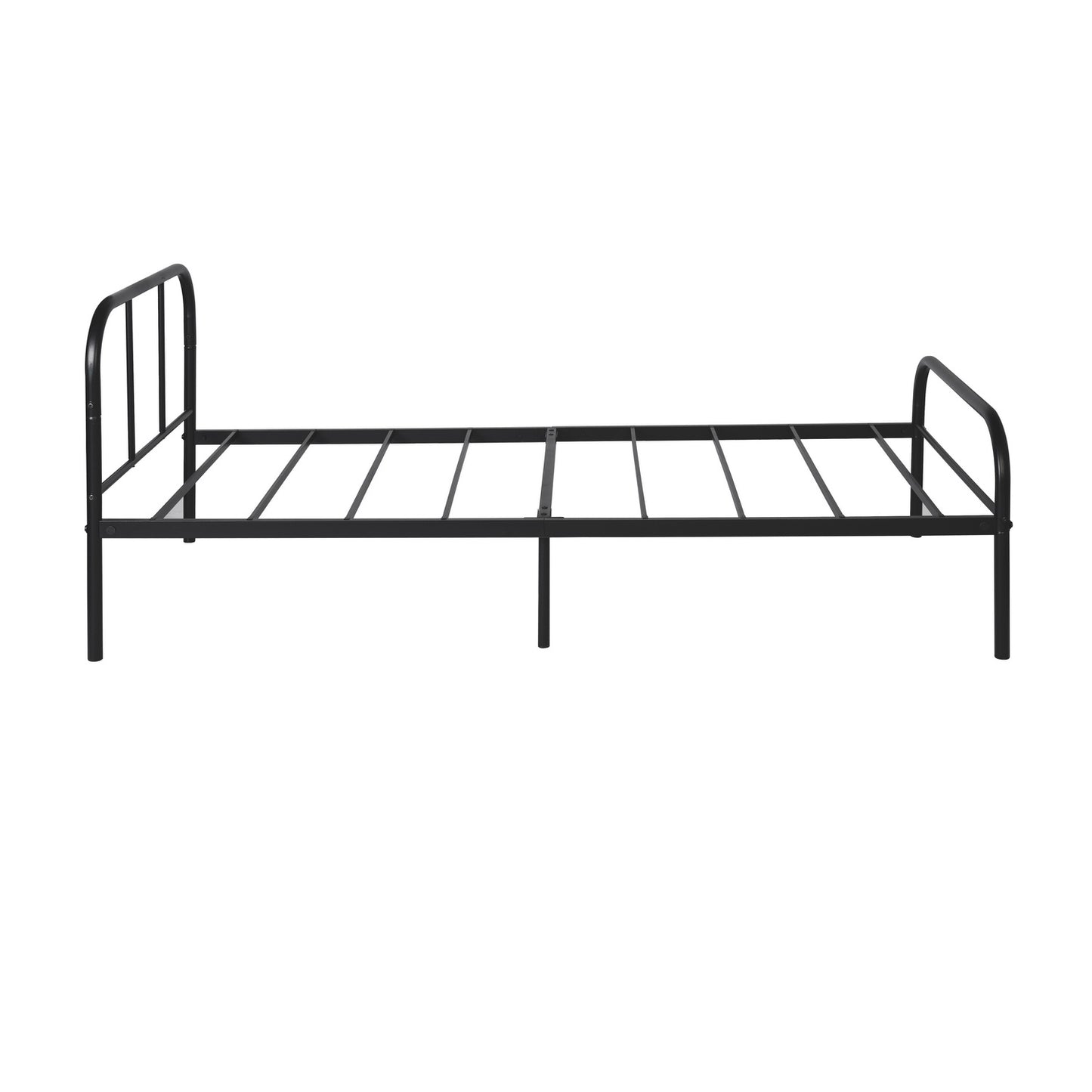 MILO Single/Double Metal Bed Frame-Black/White