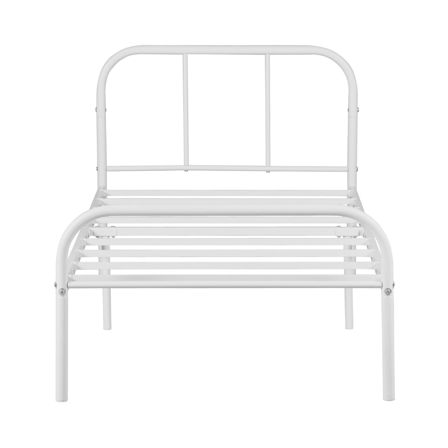 MILO Single/Double Metal Bed Frame-Black/White