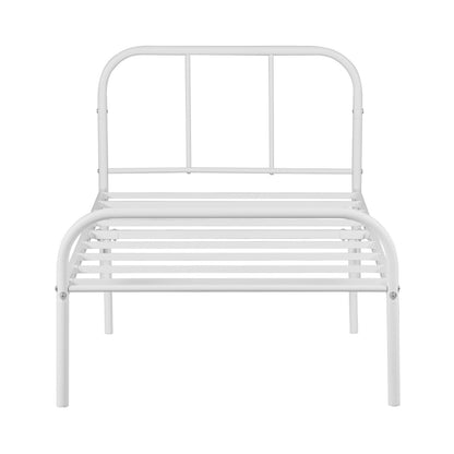 MILO Single/Double Metal Bed Frame-Black/White