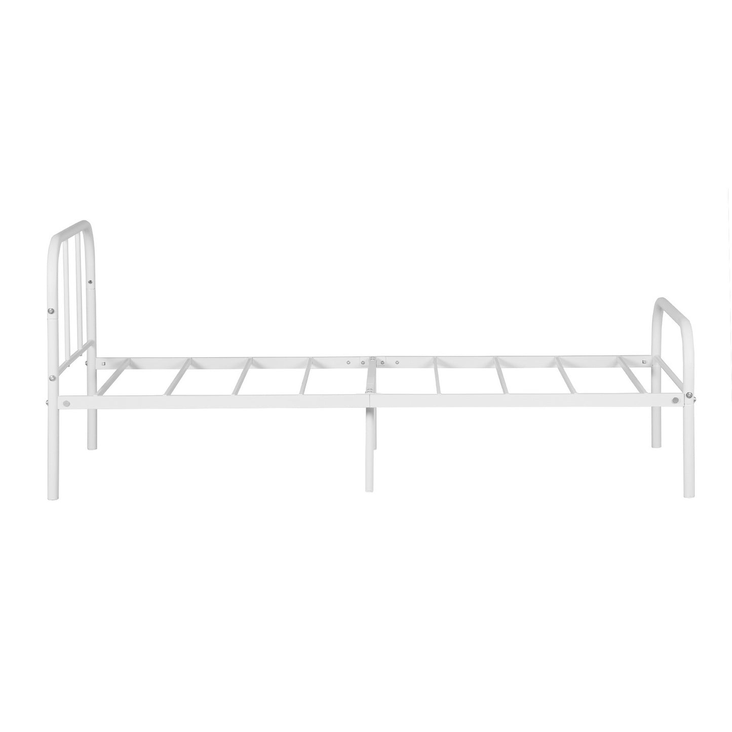 MILO Single/Double Metal Bed Frame-Black/White