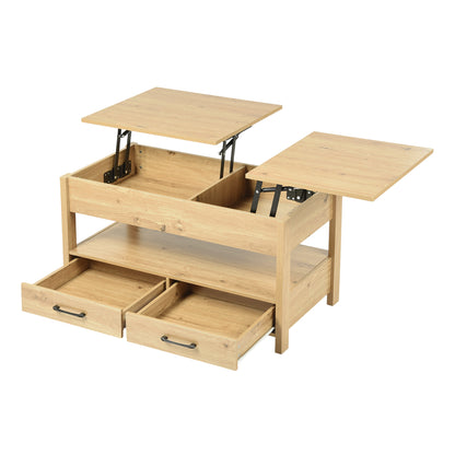 MORAN Height-Adjustable Rectangular Coffee Table