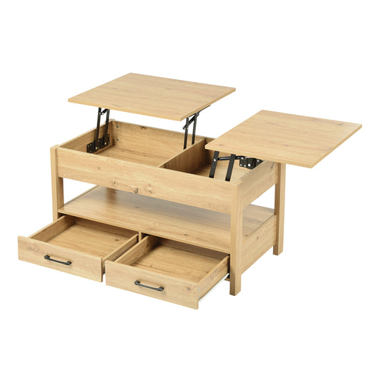 MORAN Height-Adjustable Rectangular Coffee Table