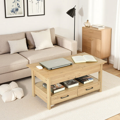 MORAN Height-Adjustable Rectangular Coffee Table