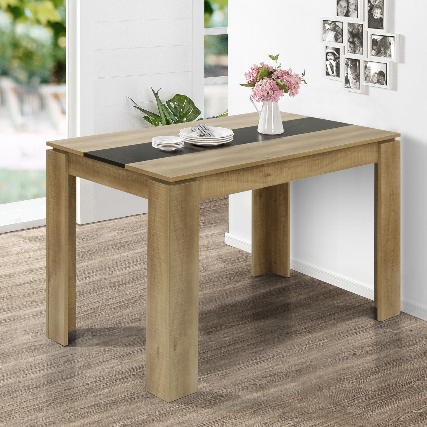 MUSK Dining Table with 110cm - Black